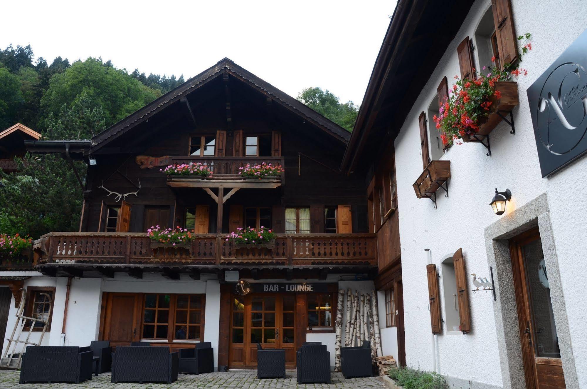 Le Chalet De L'Atelier - Le Nord Champery Bagian luar foto